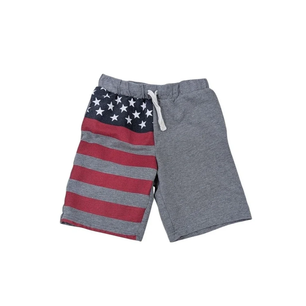 4th ofJuly The Childrens Place Kids Shorts American Flag Usa Red White Blue Boy